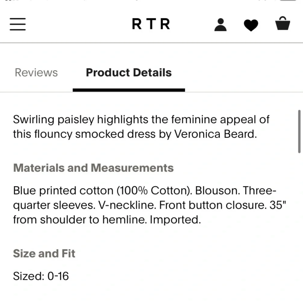 New: Veronica Beard Karlina Smocked Cotton Dress. Size 6 - Picture 7 of 15